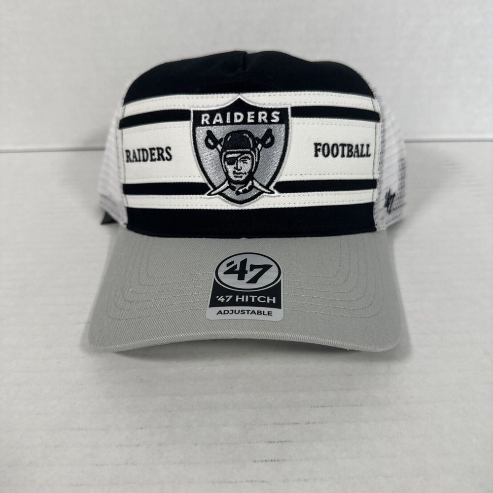 47 Brand Las Vegas Raiders Gridiron Super Stripe '47 Hitch NFL Branded‎ Hat
